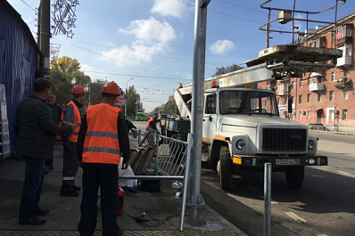 В Самаре начали ремонтировать часть улицы Победы