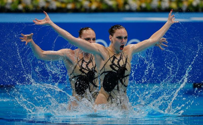 Единственная медаль 12-го дня Олимпиады для российских спортсменов - золото в синхронном плавании