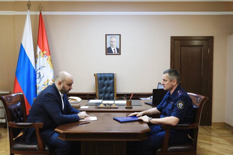 Глава региона Вячеслав Федорищев и Александр Перепелицын обсудили вопросы транспортной безопасности в регионе