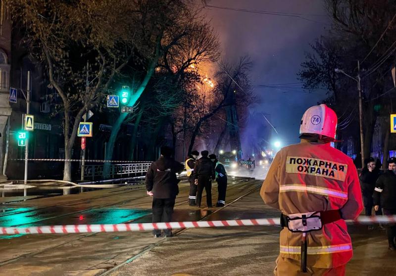 На Московском проспекте в Тольятти произошел пожар