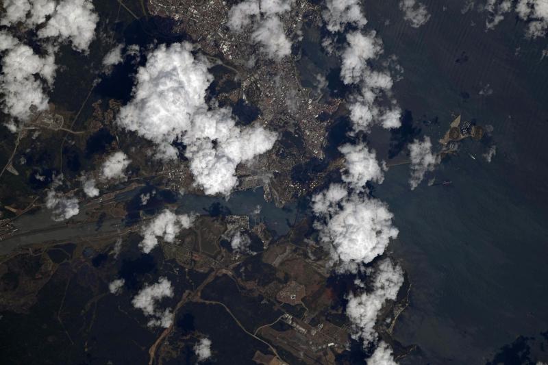 Самарский космонавт Олег Кононенко сделал снимки Панамского канала
