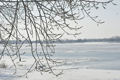 В районе Самары Волга вскрылась ото льда