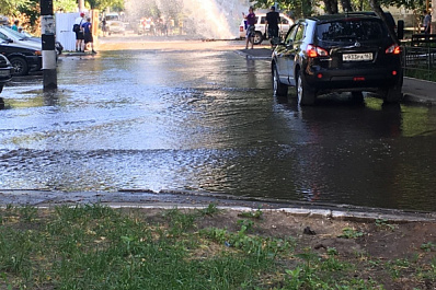 В Самаре на ул. Зои Космодемьянской выявили повреждение теплосети