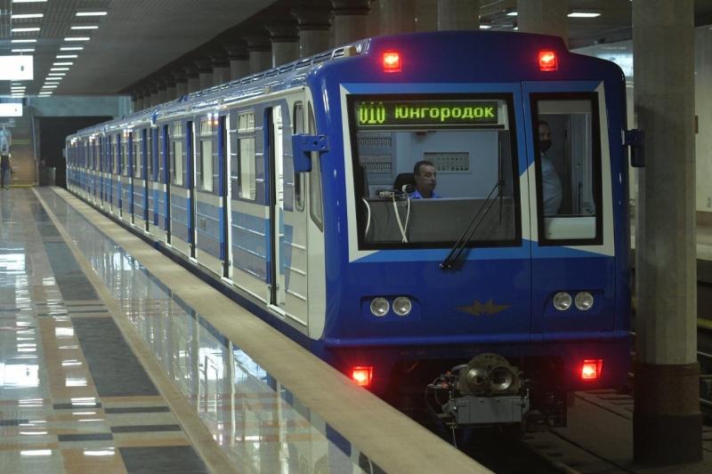 Новый поезд метро выпустили в рейс в Самаре