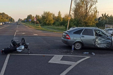 В Самарской области 31 июля в ДТП пострадали три подростка на мопеде