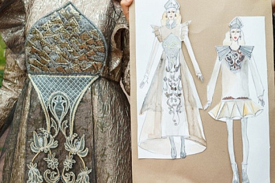 В Самаре юные модельеры шьют костюмы по мотивам деревянного зодчества России