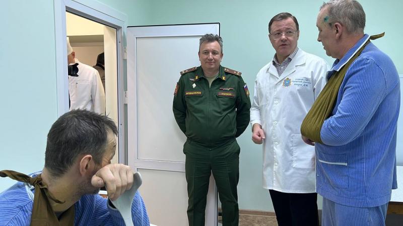 Первые 45 бойцов доставлены из ростовского госпиталя на Самарскую землю