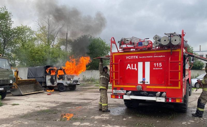 22 июня в Безенчуке сгорел автомобиль