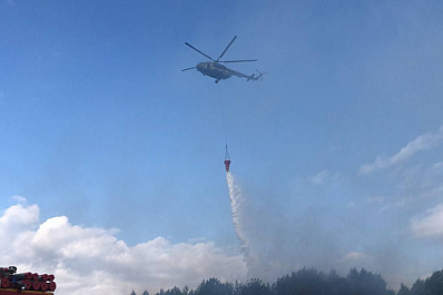 В регионах России борются с лесными пожарами