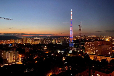 Самарская телебашня включит праздничную подсветку в честь Дня весны и труда