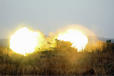 Артиллеристы под Самарой запугали противника