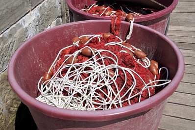 В Сызрани рыбаки вытащили браконьерскую сеть в полкилометра