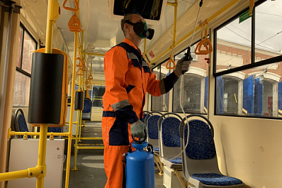 В Самаре усилили контроль за санитарной обработкой транспорта