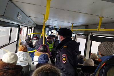 В феврале на "антимасочников" в транспорте Самары составили 26 протоколов