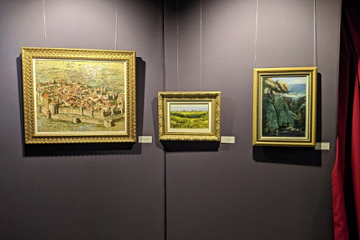 "Ожившие полотна" Никаса Сафронова бесплатно показали самарским медикам