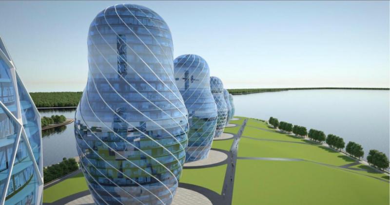 В Самаре могут появиться гигантские прозрачные здания-матрешки