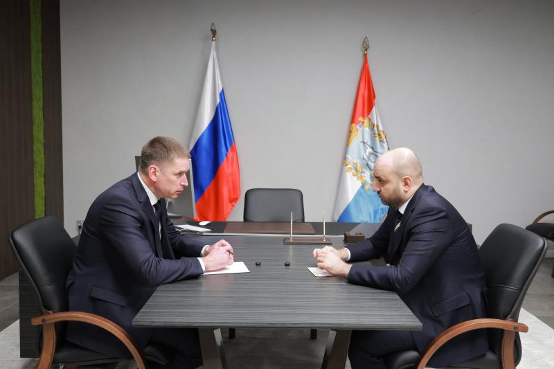 На встрече с губернатором Вячеславом Федорищевым новый глава Тольятти представил планы по развитию города