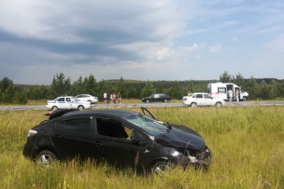 В Шигонском районе на трассе произошло смертельное ДТП