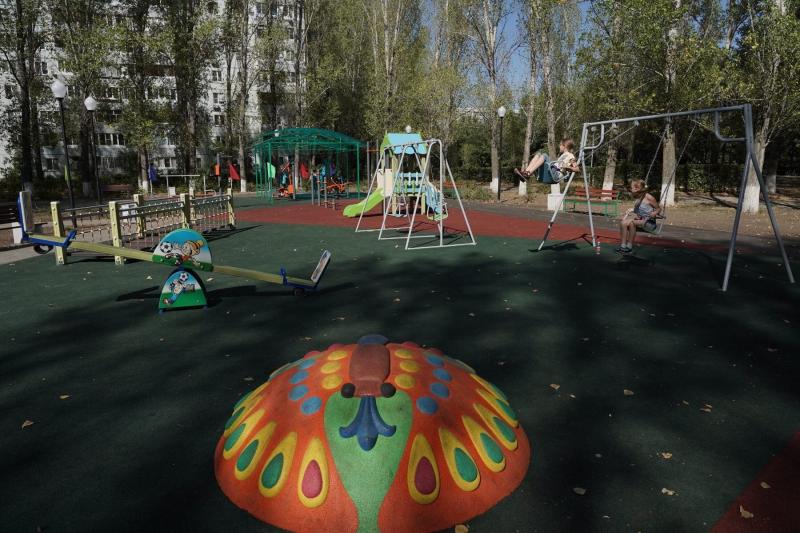 В Тольятти благоустроили сквер семейного отдыха в 14-м квартале