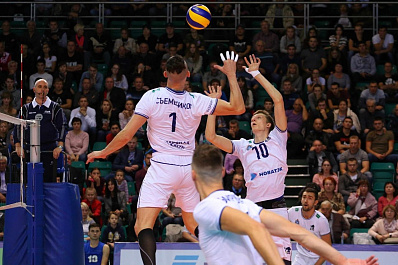 Волейбольная Нова в матче Суперлиги разгромно обыграла Газпром-Югру