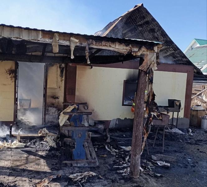 В Самарской области 23 марта пожар в банях унес жизнь одного человека