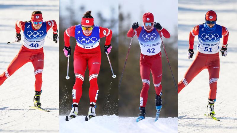 Сборная России выиграла золото в лыжной женской эстафете на Олимпиаде-2022