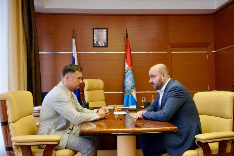 Вячеслав Федорищев на встрече с Алексеем Немовым: первый камень в строительство "Немов-центра" будет заложен на форуме "Россия - спортивная держава"