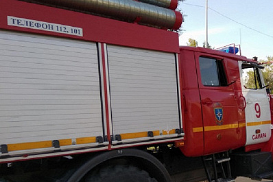 В Самаре загорелся ресторан на улице Дыбенко