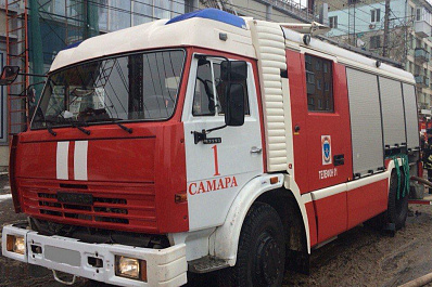 Ночью в Кировском районе Самары загорелся частный дом