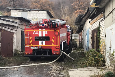 В Красноглинском районе горит 1 800 кв. м леса