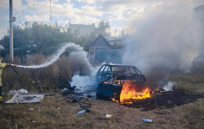 В Безенчуке 9 сентября вспыхнул автомобиль 