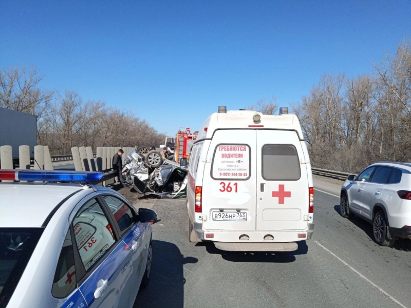 В Самарской области 24 марта два человека пострадали в аварии на трассе