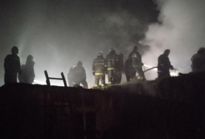 В Самарской области больше семи часов пожарные боролись с огнем в частном доме