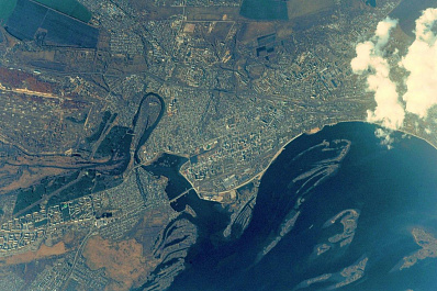 Сергей Рязанский сделал фото Сызрани из космоса