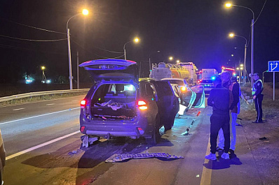 В Самарской области на трассе М5 столкнулись три иномарки 6 сентября