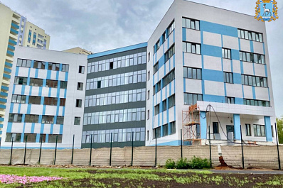 Поликлиника в микрорайоне Волгарь в Самаре готова на 70%