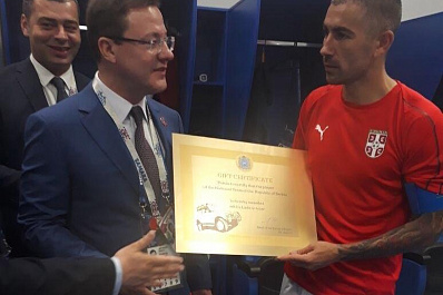 Лучший игрок матча Коста-Рика - Сербия получил в подарок сертификат на LADA 4x4