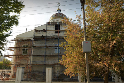 В Самаре на Спасо-Вознесенский собор установили купол весом 6 тонн