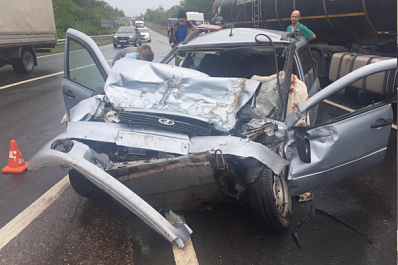 Два человека погибли в аварии на трассе М5 в Самарской области