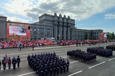 7 больших экранов подключил к сети "Ростелеком" для трансляции парада Победы в Самаре