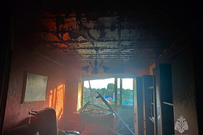 В Чапаевске из-за непотушенной сигареты загорелась квартира