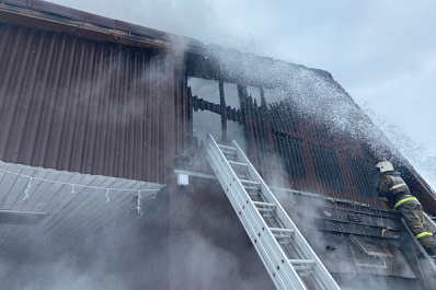 В Самарской области из огня спасли двух человек