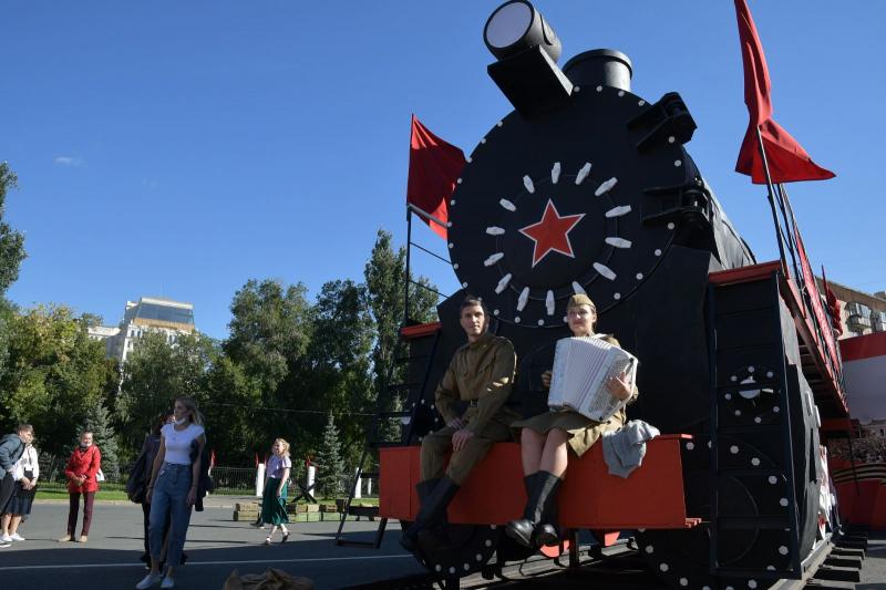 Интерактивный музей "Дорога истории - наша Победа" встретил первых посетителей