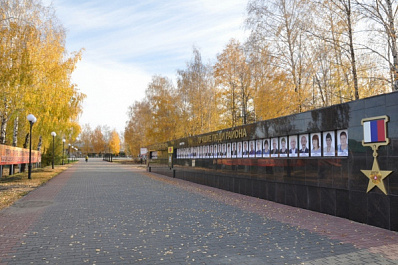 Аллея Героев радует жителей Клявлинского района 