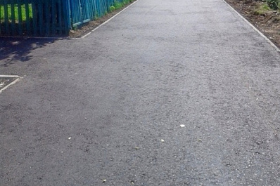 В Комсомольском завершено благоустройство дворов 