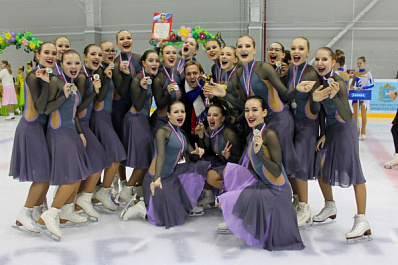 Три тольяттинские команды фигуристок завоевали золото всероссийских соревнований