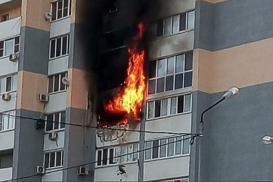 В Самаре 8 августа 2021 года в Волгаре сгорела квартира на Осетинской, 2