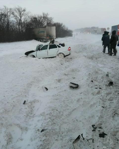 В страшной аварии в Башкирии погибла семья