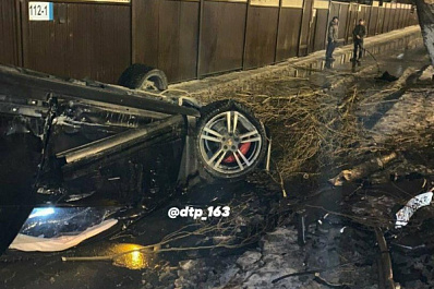 Виновник ночной аварии на Ново-Садовой "летел" со скоростью 137 км/ч