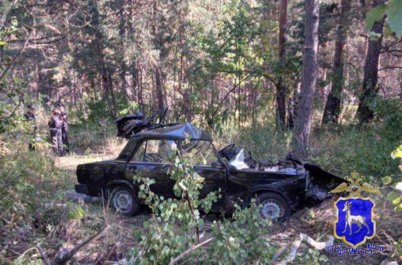 В Самарской области водитель "семерки" погиб, вылетев в кювет с трассы